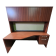 Preowned Credenza Desk with Corner Extension and Hutch