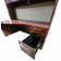 Preowned Credenza Desk with Corner Extension and Hutch