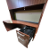Preowned Credenza Desk with Corner Extension and Hutch