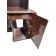 Preowned Mahogany Laminate Credenza Desk and Hutch