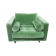 Preowned Sven Tufted Velvet Lounge Chair
