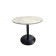 Preowned Faux Marble-Top Pedestal Table