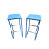 Preowned Backless Bar Stools, Aqua