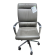 Preowned Gray Leather Conference Chair