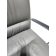 Preowned Gray Leather Conference Chair