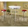 Shown with bar stools