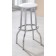 Theodore Upholstered Top Bar Stools White and Chrome (Set of 2)