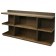 Perspectives Collection Peninsula Bookcase - Brushed Acacia Finish