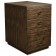 Mobile file cabinet Brushed Acacia finish #28036