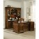 Brookhaven Collection Executive Desk #281-10-583, shown with matching computer credenza and hutch, each sold separately