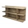 Perspectives Collection Peninsula Bookcase - Sun Drenched Acacia Finish