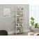 Anda Norr 5-Shelf Metal & Glass Bookcase by Sauder, 425786