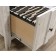 Dakota Pass Rustic L-Shaped Desk in White Plank by Sauder, 427566