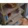 International Lux® Collection 5-Shelf Metal Bookcase with Deco Stone Finish, 428207