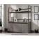 Manhattan Gate Modern Credenza Hutch by Sauder, 429255, pieces sold separately