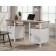 Cottage Road ® Collection White Double Pedestal Desk with Drawers by Sauder, 430056