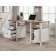 Cottage Road ® Collection White Double Pedestal Desk with Drawers by Sauder, 430056
