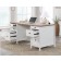 Cottage Road ® Collection White Executive Pedestal Desk with Drawers by Sauder, 430227