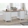 Cottage Road ® Collection White Executive Pedestal Desk with Drawers by Sauder, 430227