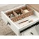 Cottage Road ® Collection White Executive Pedestal Desk with Drawers by Sauder, 430227
