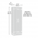 HomePlus Collection 2-Door Farmhouse Storage Cabinet by Sauder, 430335, 430336