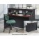 Via Reception Desk Hutch by Sauder, 435230 , desk sold separately