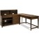 Vogue Collection Corner Unit Table - Plymouth Brown Oak Finish