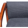Preowned Guest Chair, Cherry and Black