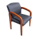 Preowned Guest Chair, Cherry and Black