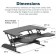Preowned Standing Desk Converter, by Varidesk