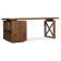 Elon 74" Desk with Bookcase Pedestal by Hooker Furniture