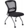 ProLine II Folding Series Deluxe Nesting Mesh Back Armless Visitor Chairs Set Of 2 #84220-30