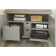 Americana Modern Workstation with LED Light by Parker House, DOVE