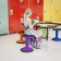 Carter Adjustable Height Kids Flexible Active Stool for Classroom and Home with Non-Skid Bottom, 14" - 18" Seat Height, 2 Colors