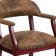 Sarah Bomber Jacket Brown Luxurious Conference Chair with Accent Nail Trim and Casters