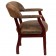 Diamond Bomber Jacket Brown Luxurious Conference Chair with Accent Nail Trim