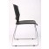 Boss Black Stack Chair With Chrome Frame, (1 chair)