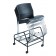 Boss Black Stack Chair With Chrome Frame,  Dolly Sold Separately