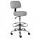 Boss Be Well Medical Spa Professional Drafting Stool W/Back, Grey