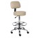 Boss Be Well Medical Spa Professional Drafting Stool W/Back, Beige
