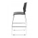 Boss Black Stack Stool with Chrome Frame, Set of 2