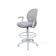 Boss Grey Mesh, Flip Arm, Stool, White Frame
