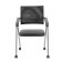 Boss Black Mesh Training Chair With Pewter Frame