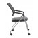 Boss Black Mesh Training Chair With Pewter Frame