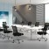 Boss Horizontal Mesh Back Task Chair, Aluminum Arms/Base