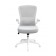 Boss Grey Mesh, Flip Arm, Task Chair, White Frame