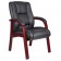 Boss Executive High Back Guest Chair B8999-M, Mahogany