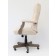 BOSS Executive Champagne Velvet Chair With Driftwood Finish Frame