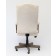 BOSS Executive Champagne Velvet Chair With Driftwood Finish Frame