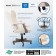 BOSS Executive Champagne Velvet Chair With Driftwood Finish Frame